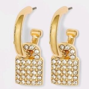 Sugarfix by BaubleBar “Lock” Earrings 3 for $15